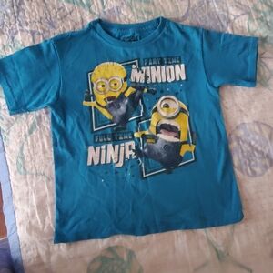 Universal Minions Ninja Kids T-Shirt - Teal